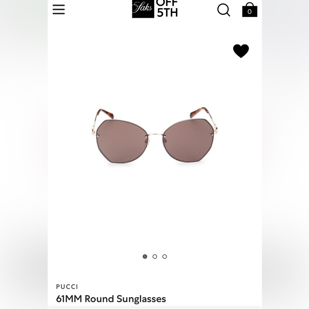 Emilio Pucci 61 MM Sunglasses
